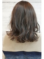 ビューティライブラリヘアラボサロン(BEAUTY LIBRARY Hair Lab Salon)&nbsp;ミディアムボブアッシュグレージュ