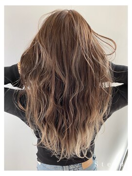 スティードトーキョー(Steed Tokyo) highlight gradation"sheer biege"【Steed/立川】