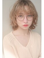 レジュアル(RESSUAL) グレージュ 大人かわいい フェザーバング マッシュショート