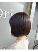 前下がりボブ