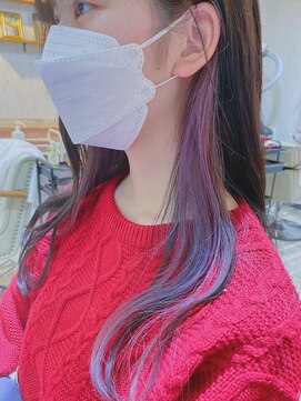 ティアラ 桜木町(TIARA) REAL SALON WORK～イヤリングカラー／ラベンダー