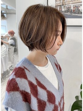 ジジ フィーカ 佐野(Gigi fika) 丸みハンサムショート