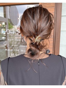ビスクヘアデザイン(bisq hair design) yuruzuru low chignon