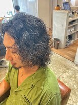ヘアーワークス ヘルム 渋谷店(HAIR WORKS HELM)&nbsp;メンズミディアムパーマ