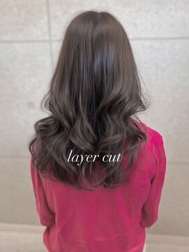 ヘアースタジオ シーオーイー(hair studio C-O-E) 骨格似合わせカット+透け感マロカラー