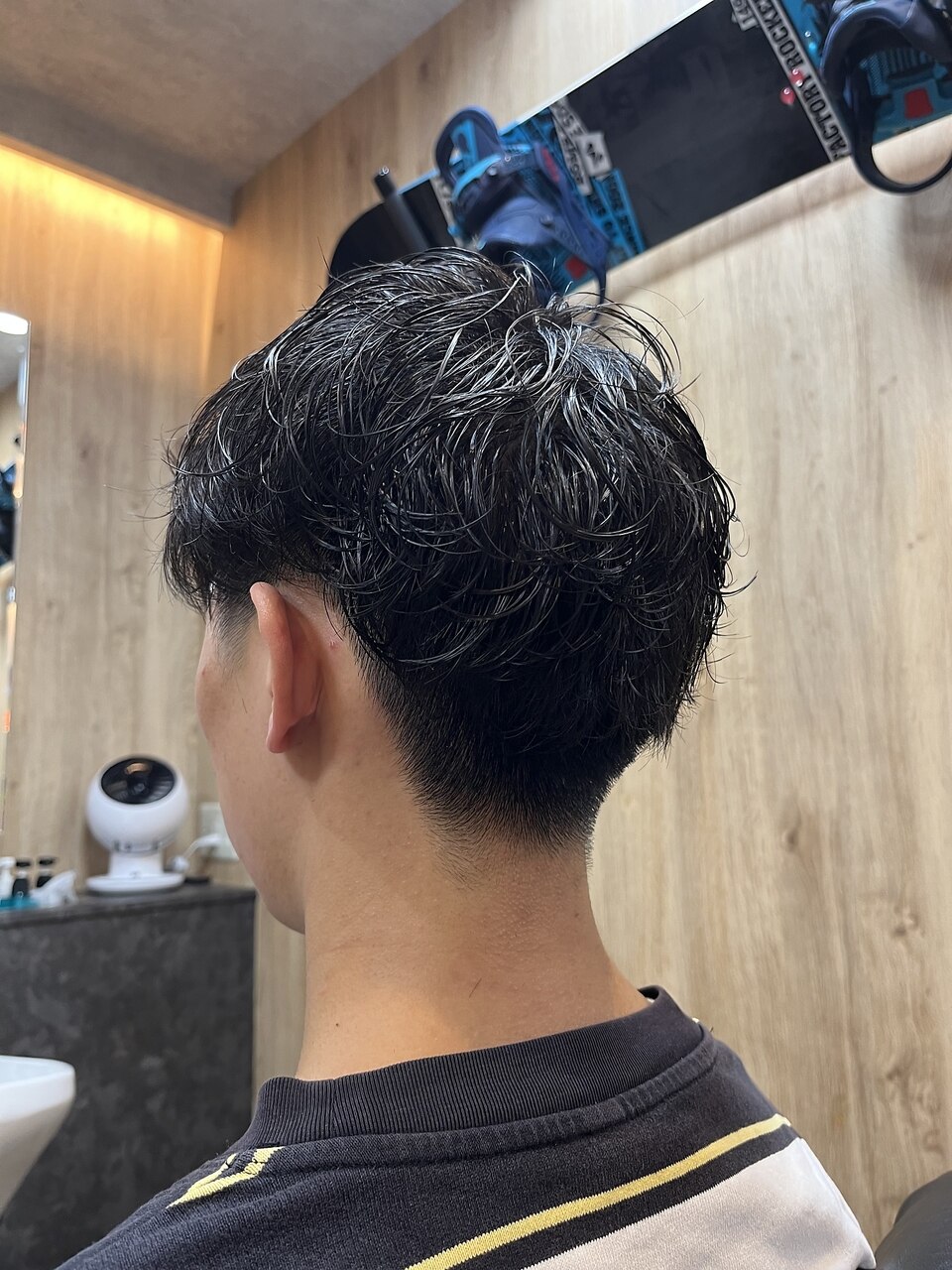 髪質改善ニュアンスパーマ×ハイウエストツーブロック