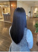 あつかいやすい艶髪!縮毛矯正ストレート