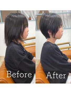 アイル(I'll) 【Hair Make I`ll】 ビフォーアフター8