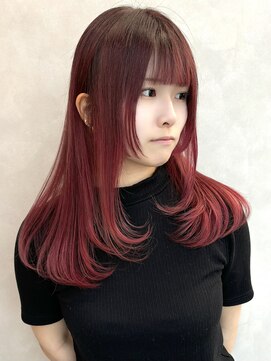 ロイ(Roi) ★10代20代30代美髪ベビーピンク姫カットワンカールローレイヤー