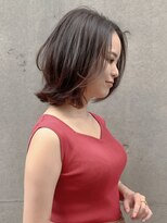 ひし形　外はね　ミディアムボブ【銀座/有楽町】30代40代50代