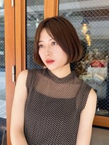 ルービック 豊中(Rubik's)&nbsp;イメチェン小顔似合わせカットセンターパートミニボブ