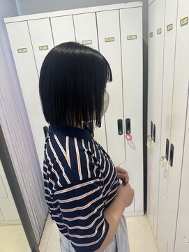クロップ エス 茅ヶ崎本店(crop es) 縮毛とボブ