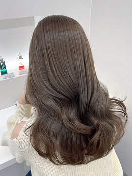 シイム(CYM) ブリーチなしダブルカラー/オリーブグレージュ