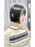あご下1cm丸みボブ【梅田】