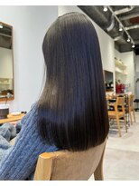 マレン(MAREN)&nbsp;smoky gray/艶感ストレート