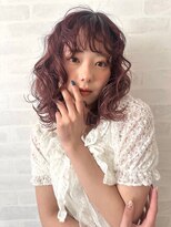 ふわふわ巻き髪スタイル