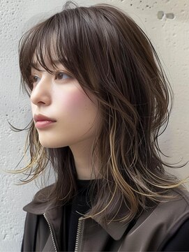 レヴ 草加店(LEV.) イメチェン　外ハネ　ボブ　美髪　ワイドバング　ブルーブラック