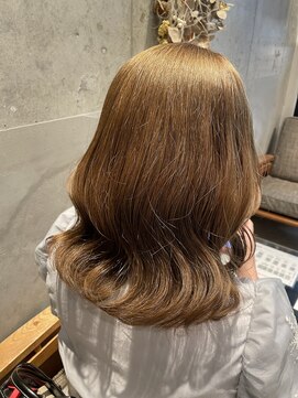 ブリッツバイレボ 船橋(BLITZ by REVO) オリーブベージュカラー/ブリーチなしダブルカラー/透明感カラー