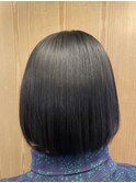 洗練ミニマル◎直線美ストレートボブ