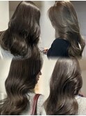 【オフィス女子おすすめ】透明感オリーブグレージュカラー
