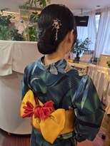 ヘアーメイクサロン ソエル(Sowelu) 浴衣ヘア　シニヨンアレンジ