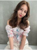 ココアブラウン×韓国風レイヤーカール