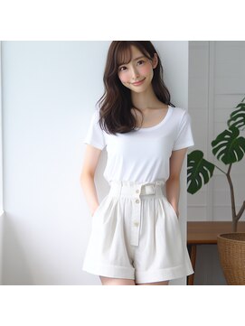 ヘアーズ ベリー 下大利店(hairs BERRY) ★大人かわいい小顔フェザーバングショコラアッシュ20代30代