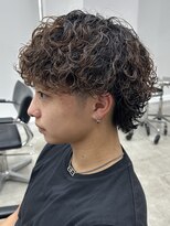 フィフス 天神大名(fifth) 天神波巻きプードルパーマハードスパイラルマッシュメンズ強め