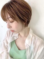 コンティロミー(CONTI ROMMY.) 本厚木☆フェザーショート◎マッシュボブイルミナカラー髪質改善