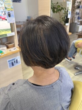 シュウ 安城店(Shu) ショート+ハイライト