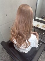 パヌポン(PANUPON)&nbsp;ベージュハイライトケアブリーチダブルカラーバレイヤージュ