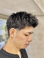 ニコ トウキョウ ロジック(nico TOKYO Logic)&nbsp;刈り上げアップバングスパイキーショートパーマスパイラルパーマ