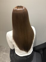 イオエ 西梅田(ioe)&nbsp;ブリーチなしカラー／髪質改善/ミルクティーベージュ/顔へア