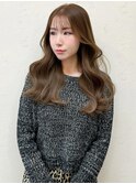 新宿韓国風ロングヨシンモリベージュカラー新宿
