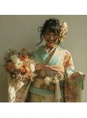 成人式の振袖着付・ヘアセットご予約受付中