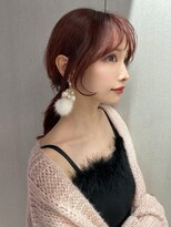 ユー(juu.)&nbsp;【juu./星ヶ丘】ボルドーカラー/ダブルカラー/顔まわり/前髪