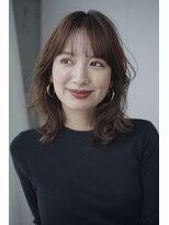 エインアンリー 明治神宮前(AIN.ANLY.)&nbsp;ミディアム、ミディアムパーマ、ミディアムパーマゆるめ