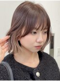 ボブ／顔周り/前髪／レイヤーボブ／レイヤーカット