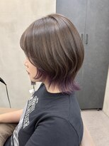 ノール 国分寺(Norl)&nbsp;インナーカラーラベンダー×ウルフスタイル