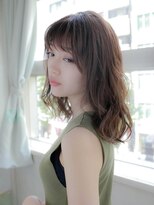 ルティア(Lutia)&nbsp;マットアッシュ コテ巻きスタイル シースルーバング★★