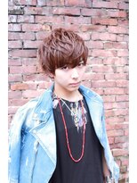 ホワイト(WHITE) Cカールパーマ×ウォームブラウン×WHITE出原