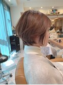 【石田勇士郎】黒髪毛先パーマ横顔美人ショート