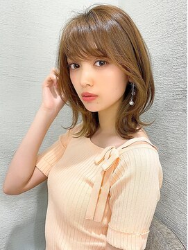 アフロート エル 錦糸町(AFLOAT L) グレージュカラー/ボブウルフ/黒髪/ココアベージュ/韓国ヘア