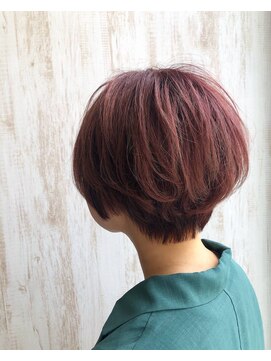 ジーナ 池袋(Zina) 【Zina　池袋】イメチェン毛先パーマ耳かけ×ピンクバイオレット