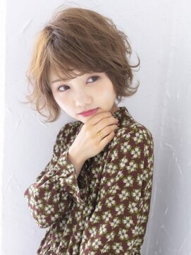 プライズ 所沢プロぺ通り店(prize) 切りっぱなし春カラー外ハネショートマッシュ【Prize所沢】