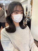 レイラバイアフロート 吉祥寺(Lila by afloat)&nbsp;シースルー前髪レイヤーカット／20代30代40代　韓国ヘア