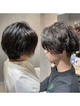 スクエア(#Square) メンズにも！デジタルパーマ