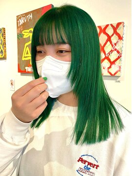 オンザ(ONTHE) 『ミドリ×顔まわりレイヤー』