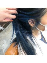 スクリバイタヒエ(SUKURI by tahie)&nbsp;SUKURI by tahie...#インナーカラー#ブルー