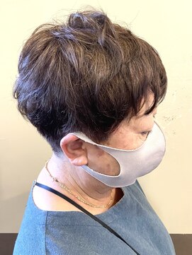 ヘアーメイク アチャ(hair make accha) 50代 白髪が目立たないカラー/カッコいいショート